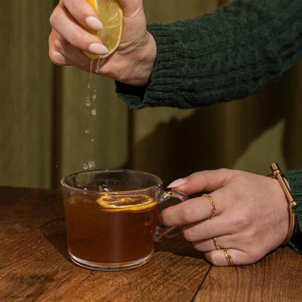 Bourbon Spiked Tea Cocktail