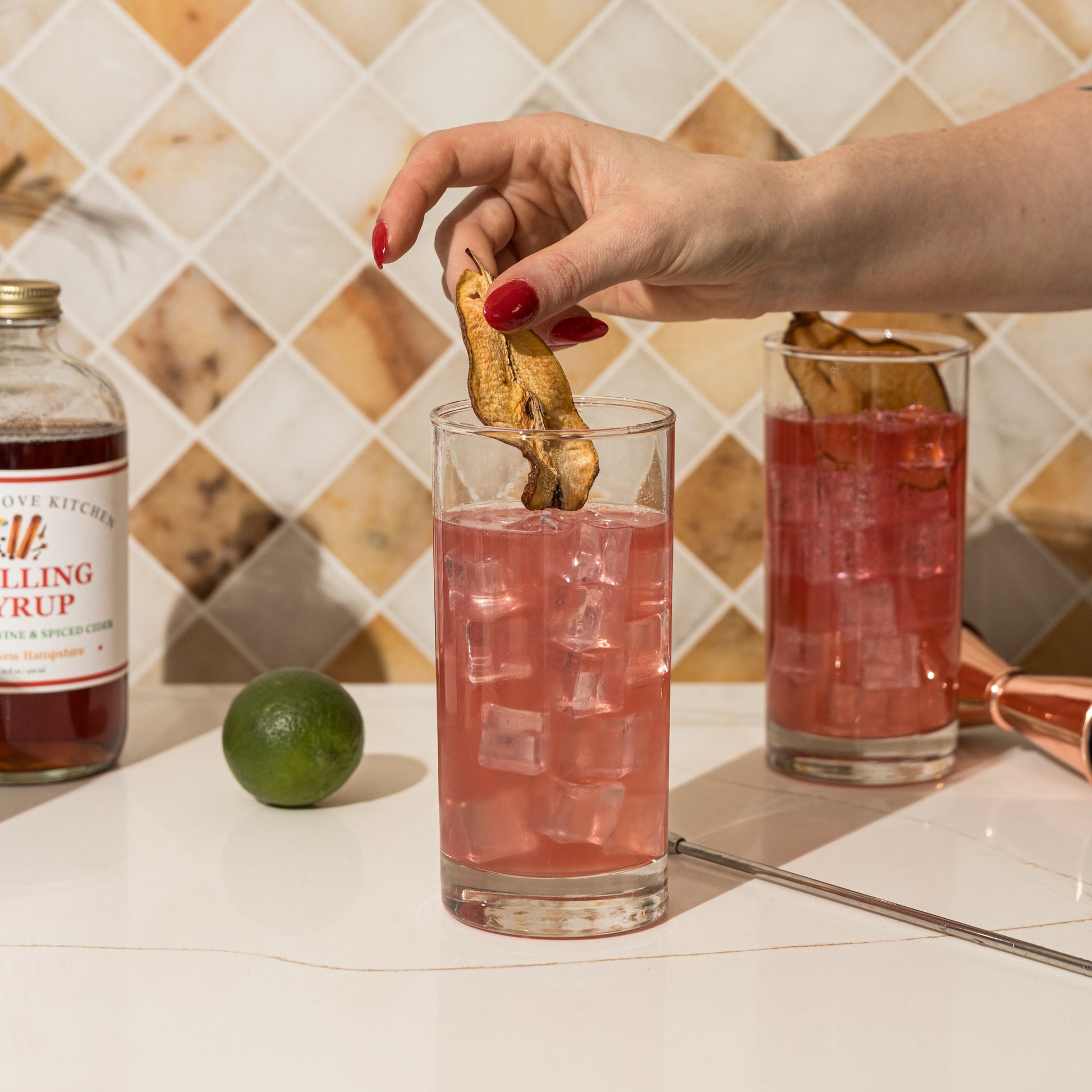 Gin, Spice & Cranberry Cocktail - American Cocktail Club