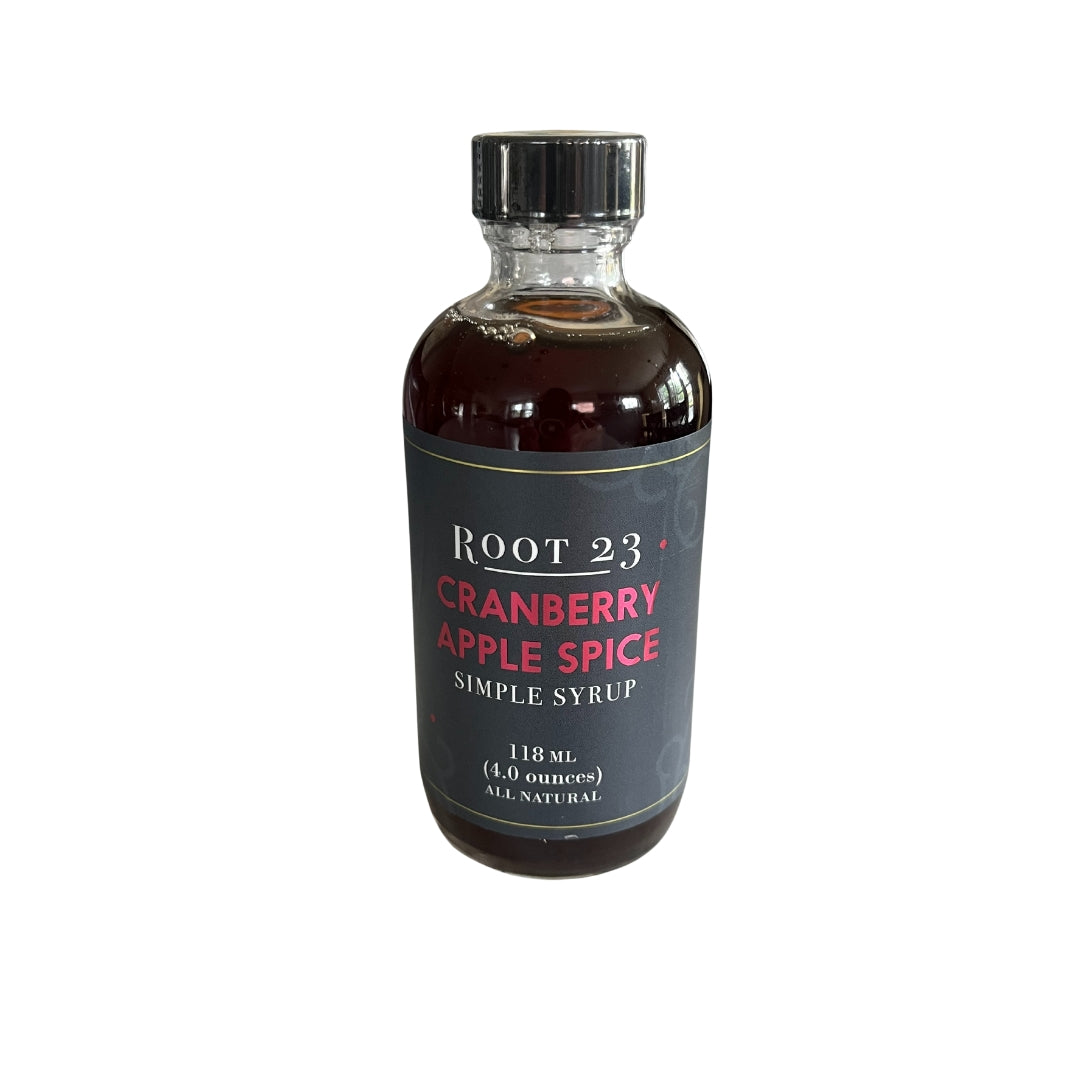 Root 23 Cranberry Apple Spice Syrup 4oz Bundle - American Cocktail Club
